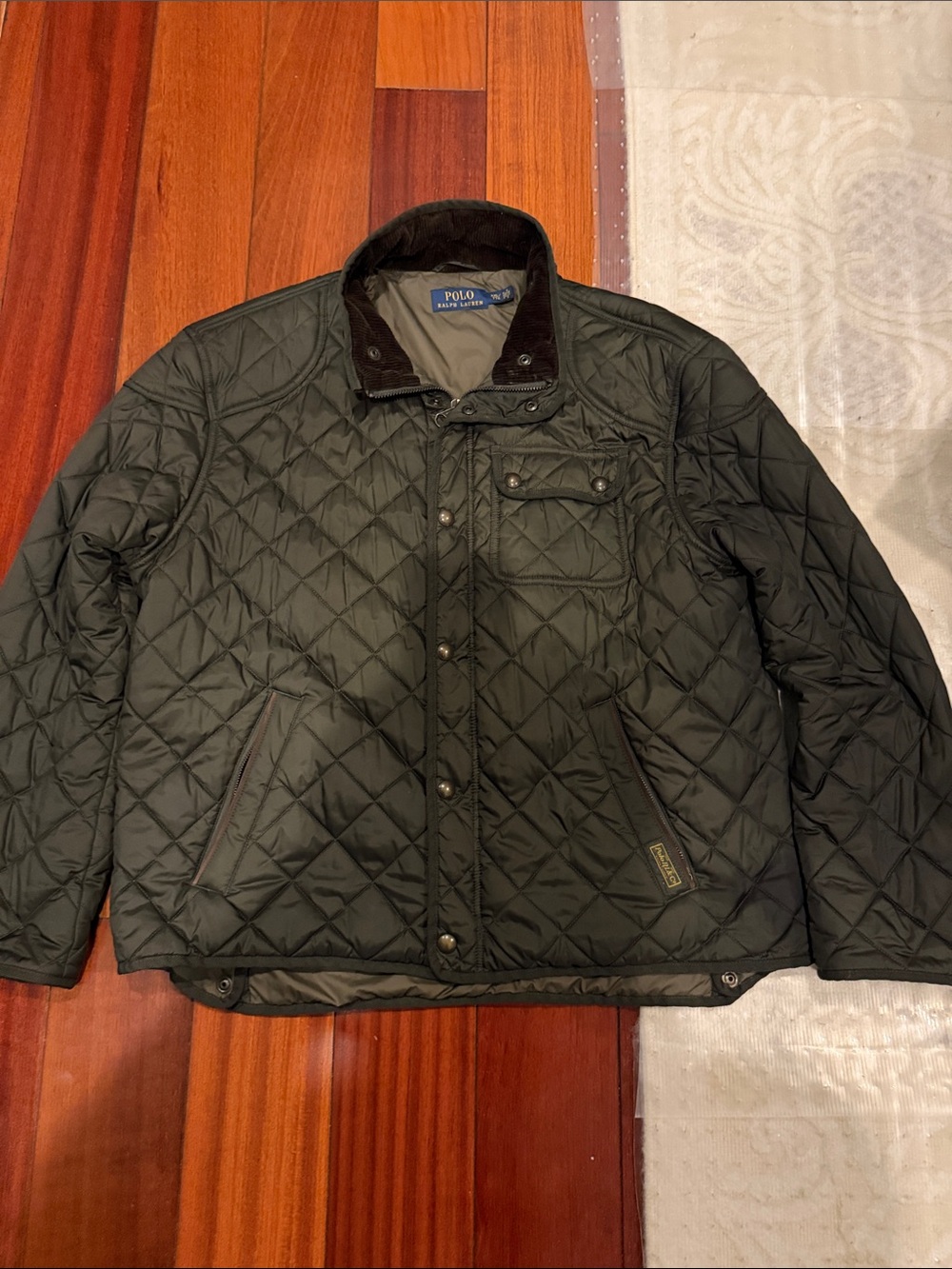 Polo by Ralph Lauren Quilted Jacket in Dark Olive
